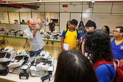 Em visita ao TRE-AM, alunos do Ensino Médio participam do projeto Educação Cidadã