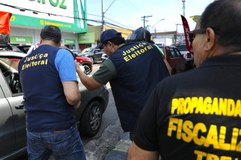 Atuação coordenada pelo TRE-AM em parceria com órgãos de trânsito e Polícia Militar conteve tumu...