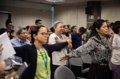 Atividade abordou sinais de alerta, fatores de risco e estratégias para promover o bem-estar no ...
