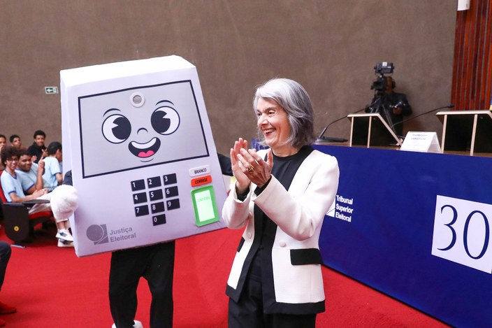 Em cerimônia marcada pelo lançamento da mascote Pilili, a ministra Cármen Lúcia reafirmou a segu...