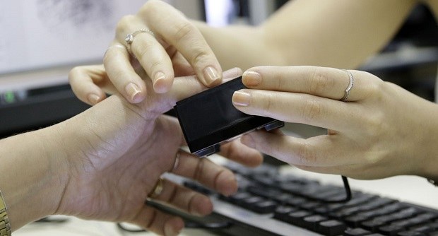 Biometria cadastro digitais Cartório