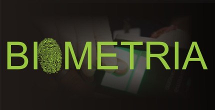 Biometria fundo preto Foto alusiva à biometria com fundo preto