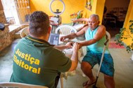Serviço eleitoral a domicílio