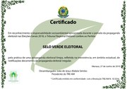 Certificado Selo Verde