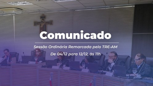 Alteração sessão ordinária - Dezembro/2025