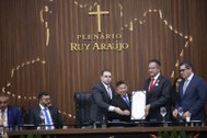 Corte Eleitoral participa de sessão especial de outorga da Medalha Ruy Araújo ao Ministro Mauro ...