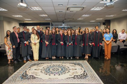 Estudantes de Direito da Uniesbam conhecem o funcionamento da Justiça Eleitoral em visita ao TRE-AM