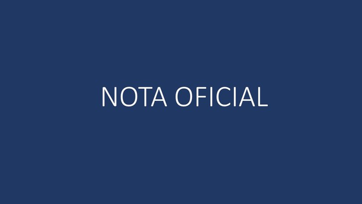 NOTA OFICIAL