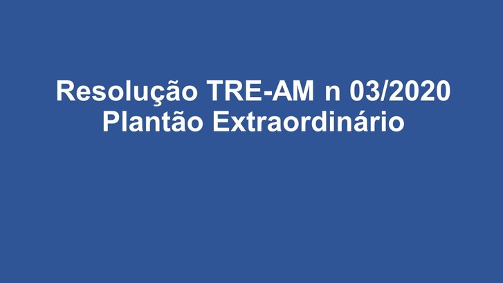 Plantão Extraordinário