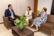 Vice-presidente do STJ, ministro Mauro Campbell visita o TRE-AM e manifesta solidariedade à inst...