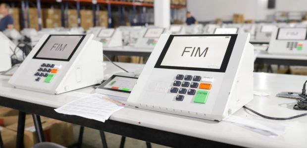 TRE-SC SIMULADO TRE-SC realiza 13º Simulado Nacional de Hardware com urnas eletrônicas