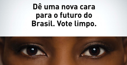 Voto Limpo Imagem da campanha Voto Limpo