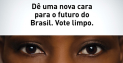Imagem da campanha Voto Limpo